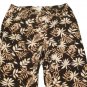 Womens Black Brown Tan COVINGTON Stretch Capris 14