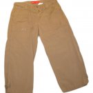 Womens Green LEVIS Nouveau Low Slouch Capris 8 Misses