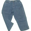 Womens Blue EMMA JAMES LIZ CLAIBORNE Denim Capris 8