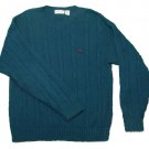 Mens Green IZOD Pullover Sweater Large