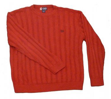 Mens Red CHAPS RALPH LAUREN Pullover Sweater Large