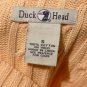 Womens Orange DUCK HEAD Pullover Sweater Small