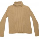 Womens Brown STUDIO LIZ CLAIBORNE Turtleneck Sweater MP