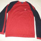 NAUTICA Men's Pullover Sweater - Red/Black - Size Large - EUC