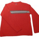 Mens Red Gray White AEROPOSTALE Pullover Sweater Large