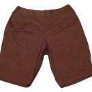 Womens Brown BRIGGS NEW YORK Casual Shorts 22W