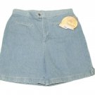Womens Blue CHEROKEE Denim Shorts 12 NWT