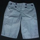 Womens Blue Gray MKM DESIGNS Shorts 7 - 8