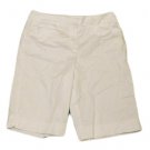 Womens White ANNE KLEIN Stretch Shorts 10