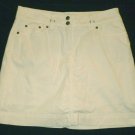 Womens Off White CROFT & BARROW Skorts 8