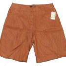 Womens Brown RANDI M Shorts 6 NWT