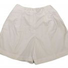 Womens White BAXTER & WELLS Pleated Shorts 12P