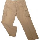 Mens Brown EDDIE BAUER Casual Pants 39 X 30 1/2 100% Cotton