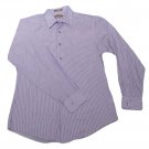 Mens Purple VAN HEUSEN Fitted Wrinkle Free Button Down Shirt Large