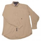 Mens Tan TOMMY HILFIGER Button Down Shirt 16 1/2