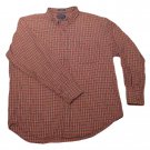 Mens Red Black Tan CLUB ROOM Button Down Shirt XL