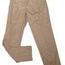 Mens Brown INTERNATIONAL MALE Pleated Casual Pants 33 X 36 NWT