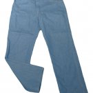 Mens Blue WRANGLER Regular Fit Casual Pants 36 X 31 Polyester Blend