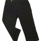 Womens Black CHAPS RALPH LAUREN Capris 6