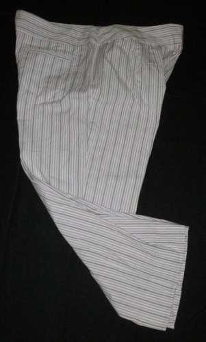 ANN TAYLOR LOFT Women's Pants/Capris - Purple.White/Black - Size 12 EUC