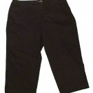 Womens Black ST JOHNS BAY Capris 16