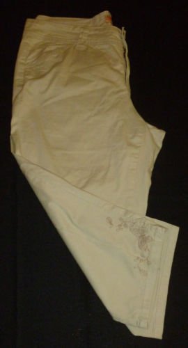 JUST MY SIZE Women's Stretch Pants Capris - Brown - Size 22W - EUC*