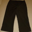 ANNE KLEIN Women's Pants Capris - Brown/Black- Size 6 - EUC*