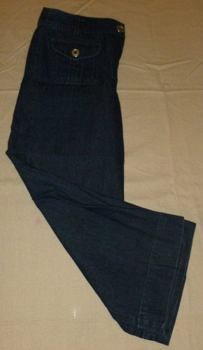 TALBOTS Women's Capris - Blue - Size 29(actual waist) Petite - EUC