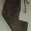 LEE Women's Pants/Capris - Brown - Size 7/8 *