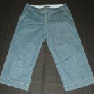 EDDIE BAUER Women's Pants Capris - Blue- Size 4 - EUC*