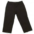 Womens Black ANN TAYLOR Signature Fit Just Below The Waist Capris Pants 2P