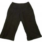 Womens Black LARRY LEVINE Capris 10