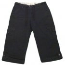 Womens Blue LEE One True Fit Lower On The Waist Capris 4