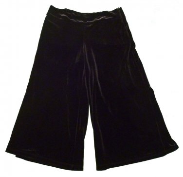 Womens Black LARRY LEVINE Stretch Pants Capris 6