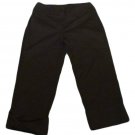 Womens Black BAMBOO TRADERS Capris 2P