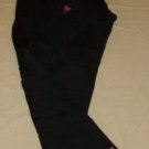 BAMBOO TRADERS Women's Pants Capris - Black w/Multicolor Trees - Size 6 - EUC*