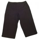 Womens Black LIZ CLAIBORNE Casual Capris 14