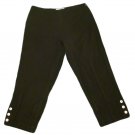 Womens Black MARISA CHRISTINA Capris 8