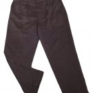 Mens Black CROFT & BARROW Adj Waist Pleated Dress Pants 34 X 29 1/2 100% Polyest