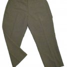 Mens Gray HABAND Dress Pants 44 X 28 3/4 100% Polyester