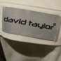 Mens Gray DAVID TAYLOR Pleated Dress Pants 38 X 29