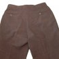 Mens Gray Green VANETTI Pleated Dress Pants 33 X 29 3/4 100% Polyester