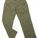 Mens Green HAGGAR Casual Pants 38 X 30 1/2