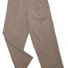Mens Gray PRONTO UOMO Pleated Dress Pants 33 X 29 1/4 100% Wool