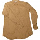 Mens Brown BACHRACH Button Down Shirt 17 XL 100% Cotton