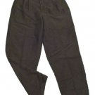 Mens Black CLAIBORNE Pleated Dress Pants 30 X 28 3/4 Rayon Blend