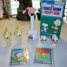 1965+ Lot of 9~ SNOOPY PEANUTS GANG, PEZ,United Feature Syndicate ~ Figurines 3+