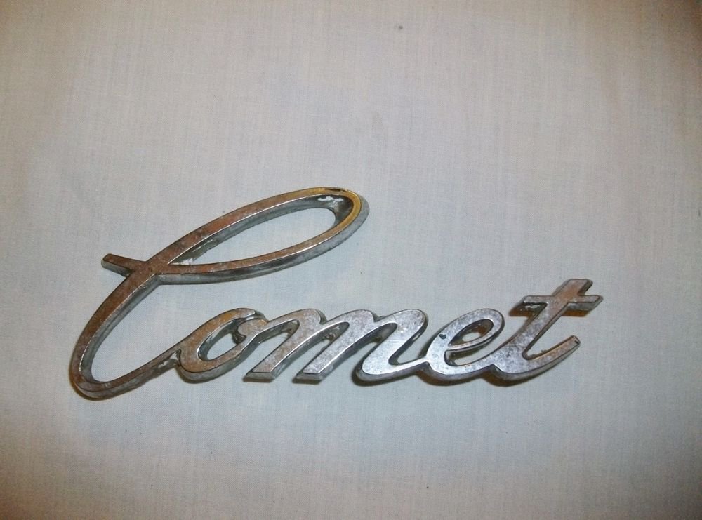 1965 1966 1967 1968 1969 1970 1971 1972 ~ Mercury COMET Emblem Script OEM