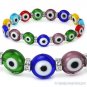 Evil Eye Bead Turkish Nazar Amulet Greek Mati Hamsa Charm Glass Stretch Bracelet