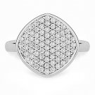 925 Sterling Silver Cubic Zirconia CZ Crystal Pave Ladies Cocktail Fashion Ring 925 Sterling Silver Cubic Zirconia CZ Crystal Pave Ladies Cocktail Fashion Ring